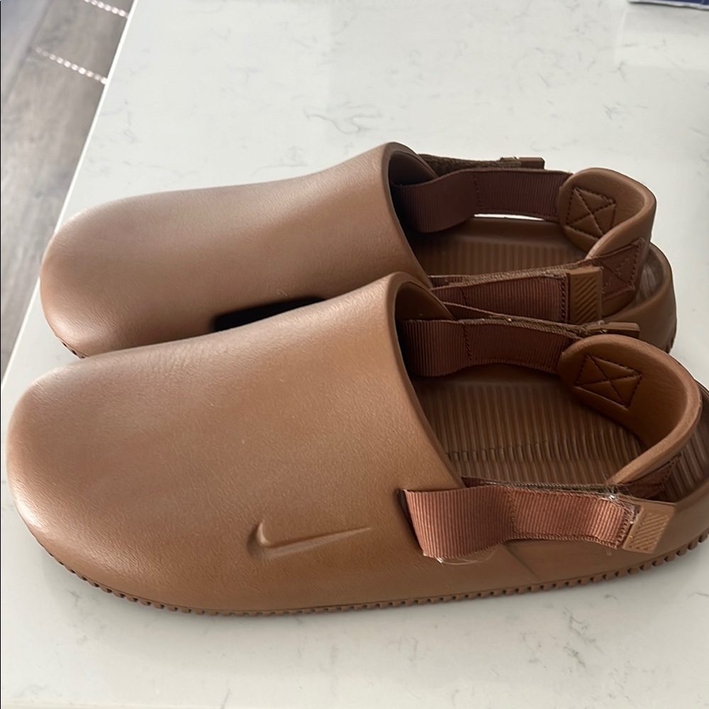 Nike Tan Slip-On Footwear